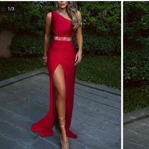 ChicMe, Size M, red dress.